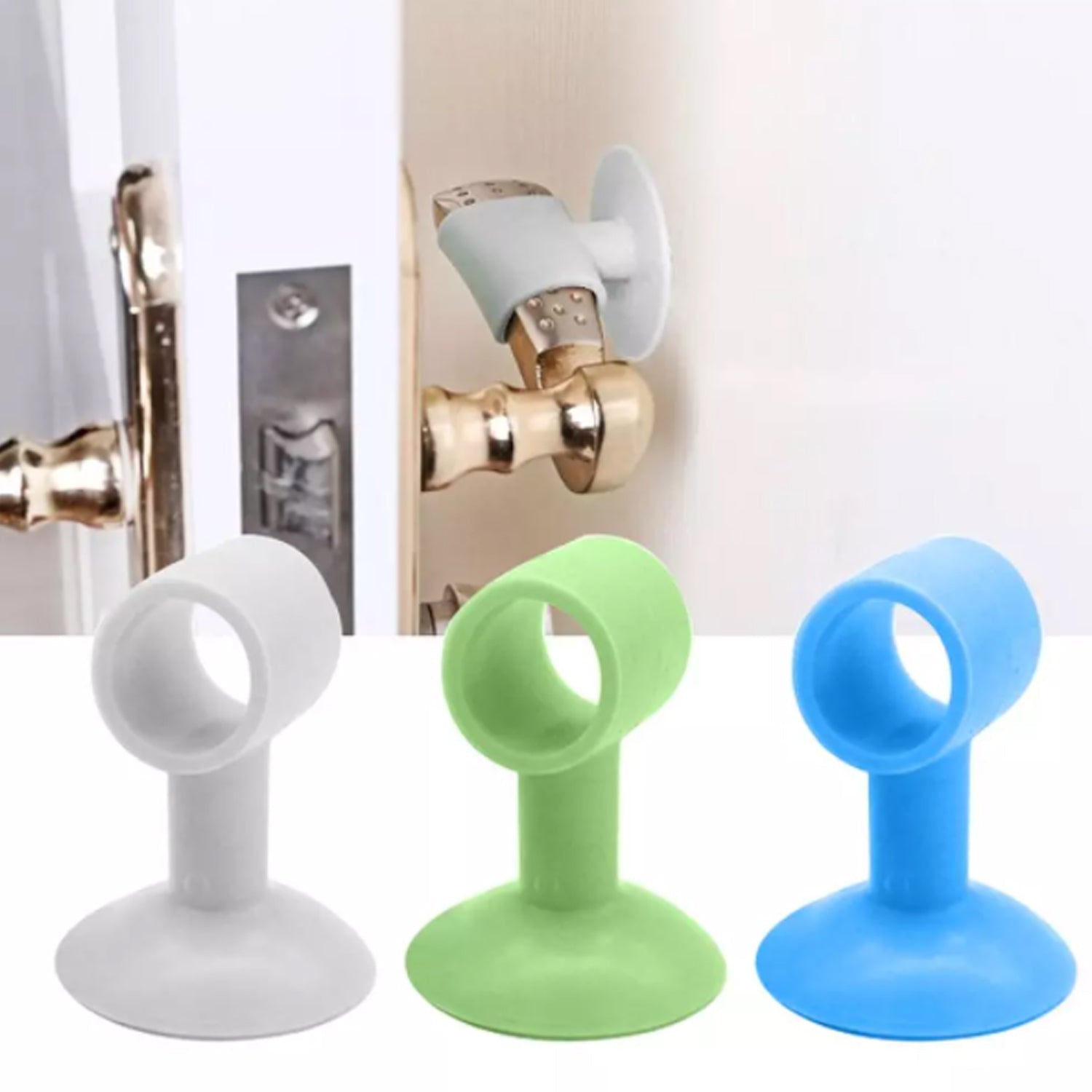 6127 Door Stopper Mini Anti-Collision Silicone Door Handle Crash Pad (Pack of 100Pc) 6127 Door Stopper Mini Anti-Collision Silicone Door Handle Crash Pad (Pack of 100Pc)